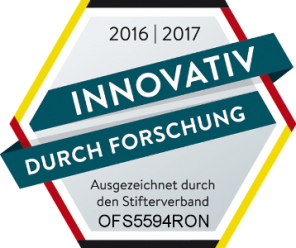 Die Auszeichnung "Innovativ durch Forschung" erhielt unter anderem OFS GmbH für das besondere Engagement in Forschung und Entwicklung.  